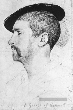 Simon George de Quocote Renaissance Hans Holbein le Jeune Peinture à l'huile